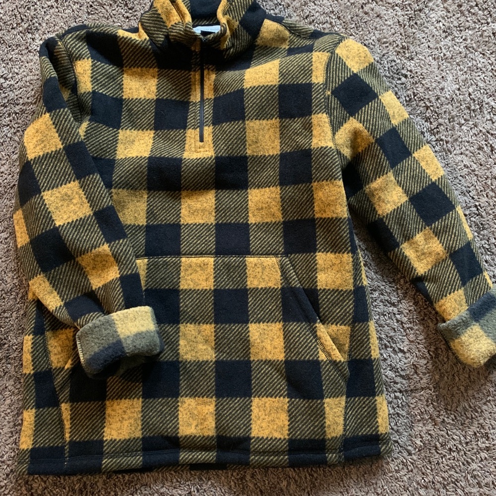 Plaid Fleece Quarterzip